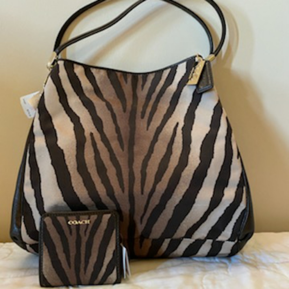 Matching Coach purse and wallet set